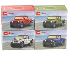 4 Color JKM1/64 Scale Jeep Gladiator Pickup Truck Alloy Model Car Series