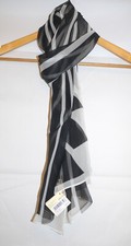 100% Silk Past Times Art Deco Scarf NWT