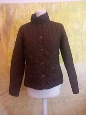 TOGGI brown quilted 100% polyester Sandown Jacket. UK women's size 8