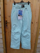 TRESPASS MARS X AQUA WHITE THERMAL WINDPROOF WATER RESISTANT SKI BOARD PANTS M 