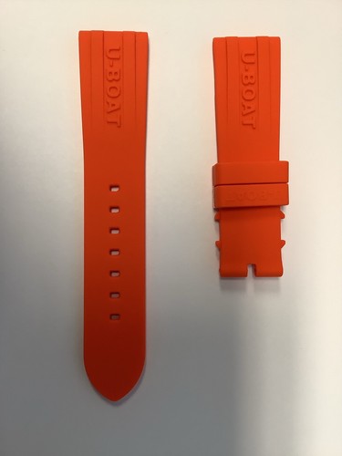 Boat rubber watch strap - u-boat,