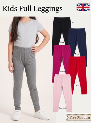 Girls kids plain cotton - girls,