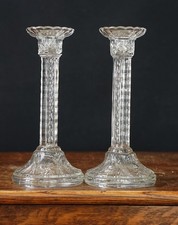 Pair Vintage Glass