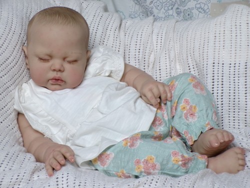 Reborn baby girl doll pickle - doll,