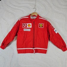 Vintage Scuderia Ferrari F1 ARS Team Racing Jacket Red Kids XXL 12-14yrs 2002-06