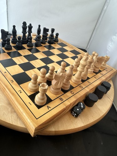 Wooden chess set - chess, and