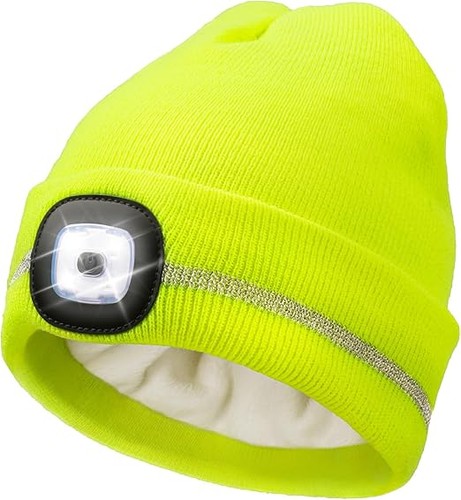 Led beanie with - led,