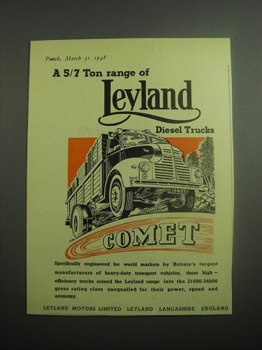 1948 leyland comet - leyland, truck