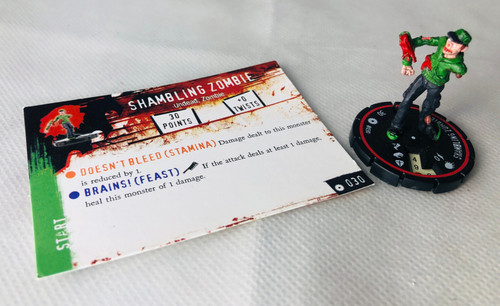 Horrorclix shambling zombie - horrorclix,
