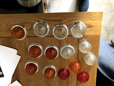 vintage car side lights lenses