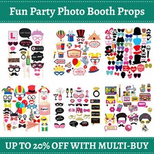 Party Photo Booth Props Birthday Wedding Hen Kids Funny Party