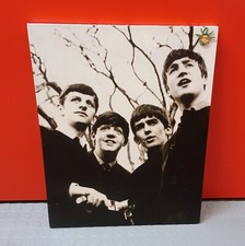 Beatles Poster with Hard Rock Cafe New York Statue of Liberty Logo Pin 