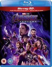 Avengers: Endgame Blu-ray (2019) Robert Downey Jr., Russo (DIR) cert 12 3 discs