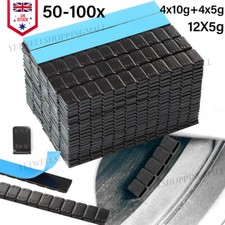 100x Adhesive Lead Free 60G Strips Stick On Wheel Balance Weights Cars Motorbike