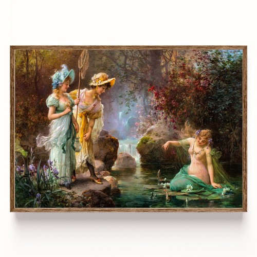 Water idyll hans - hans, poster
