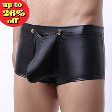 Men Trunks Boxer Briefs Wet
