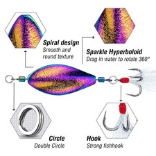 Metal Spinner Bass Lure