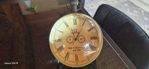 Omega glass globe clock - omega,