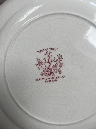 Midwinter decorative plate - w.r,