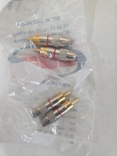 Quality gold plated rca - x,