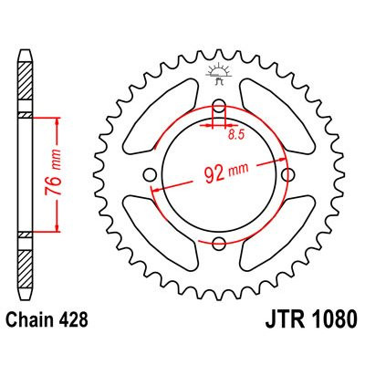 Sprockets ring - jt,