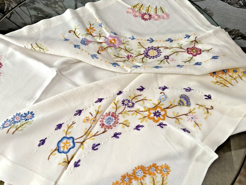 Vintage off white rayon - white,
