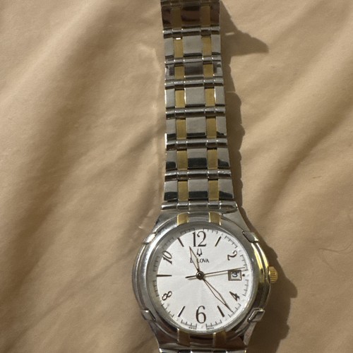 Bulova men 98u26 - bulova, two-tone