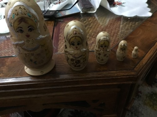 Vintage russian wooden - russian,