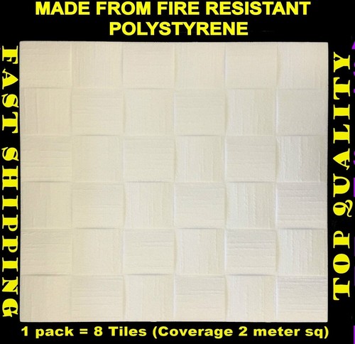 Polystyrene ceiling tile - 2m²,