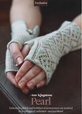 PEARL LACE WRISTWARMER MITTS Knitting Pattern - ANN KINGSTONE / Skein Queen 4ply