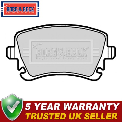 Borg beck rear brake pads - beck,