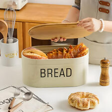Oval Bread Bin with Bamboo Lid