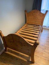 pine single football carved