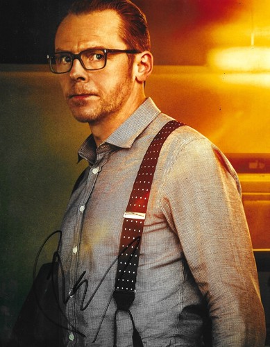 Simon pegg signed mission - simon,