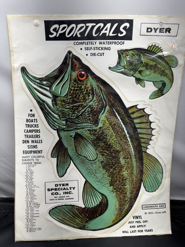 Dyer sportcals largemouth bass - dyer,