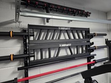 Mirafit Barbells. Multi Grip, Swiss / Football. Set Of 2 - Angled + Neutral Grip