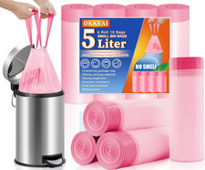 Bin Bags Tie Handle 5L Waste