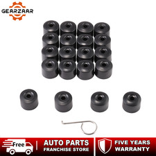 20PC WHEEL BOLT NUT CAPS COVERS FOR VOLKSWAGEN VW GOLF BORA PASSAT JETTA 17MM