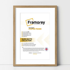 Thin Photo Frame Black Poster