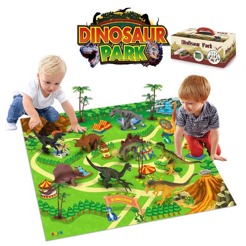 Soka dinosaur playset - playset, 0000129