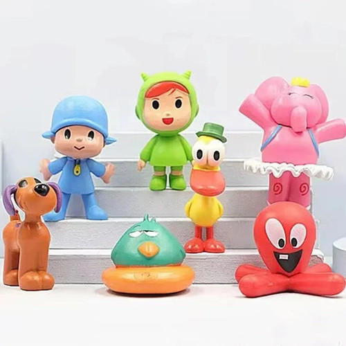 7pcs pocoyo animal figure - figure, toy