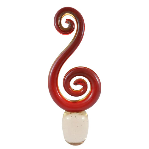 Murano style chinese red - style,
