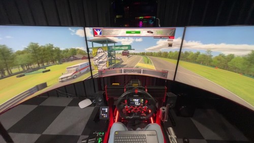 Racing simulator flight - racing,