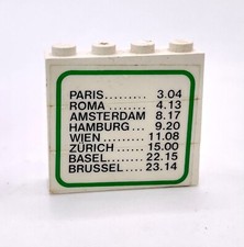 LEGO Trains - Bricks with Departure Timetable - 7745 7715 - Vintage