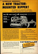 1956 Caterpillar Tractor Print