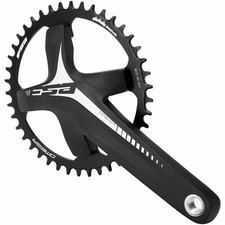 FSA Omega CK 1 x 11 Adventure Gravel Chainset - 40T - Black - 172.5mm Arm