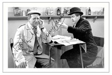 TONY HANCOCK & SID JAMES SIGNED PHOTO PRINT AUTOGRAPH HANCOCKS HALF HOUR