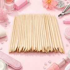 Orange wood nail sticks - wood,