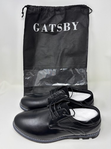 Men gatsby shoes black faux - men's,
