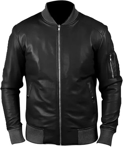 Men black leather - men's,